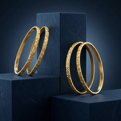 Indu Premium 18kt Gold Plated Bangles