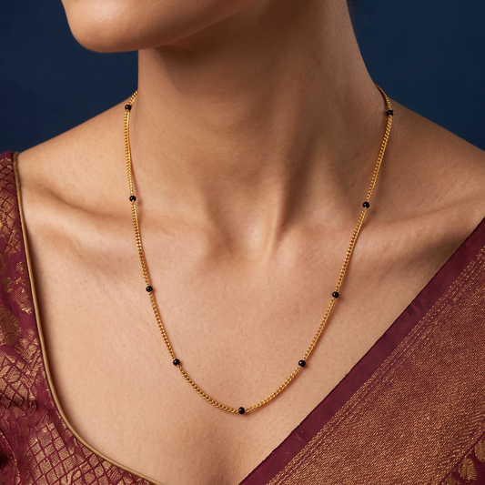 Minimalist Grace 18K Gold Plated Mangalsutra