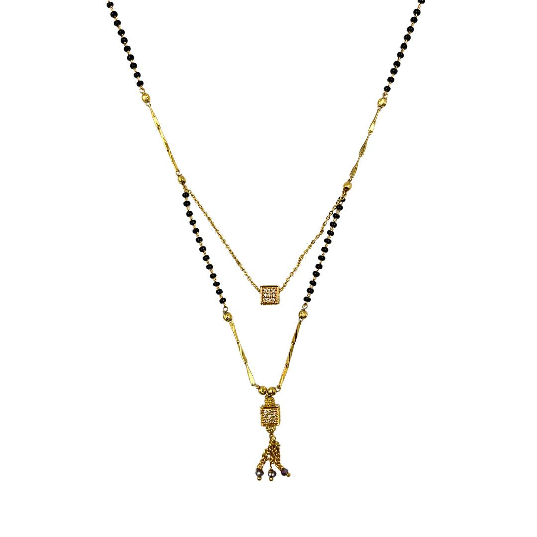 triveni gold plated mangalsutra