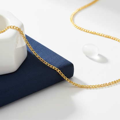 Timeless Loop Gold-Plated Cable Chain