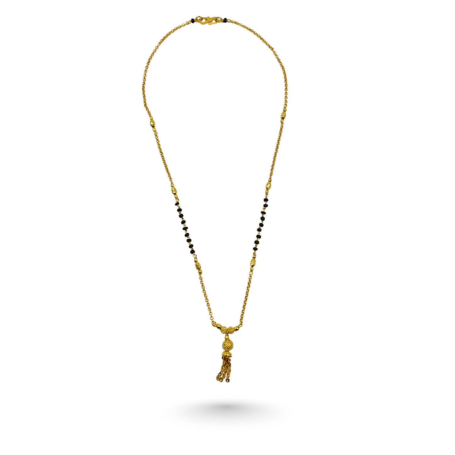 suvarna resham 18 kt thick gold plated mangalsutra