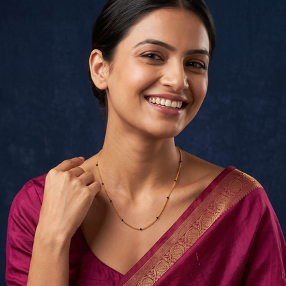 Minimalist Grace 18K Gold Plated Mangalsutra