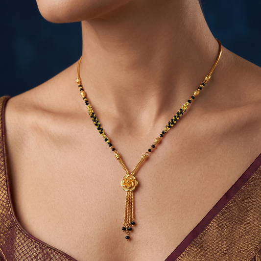 Petal Promise 18K Gold Plated Mangalsutra