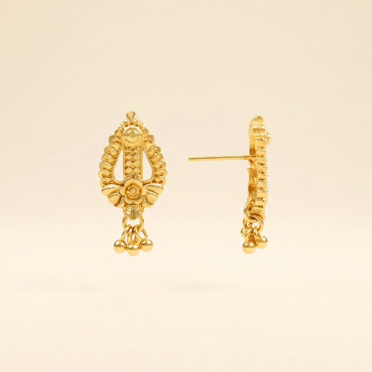 indrani gold plated earrings