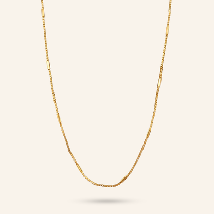Golden Rhythm Bars 18K Gold Plated Chain