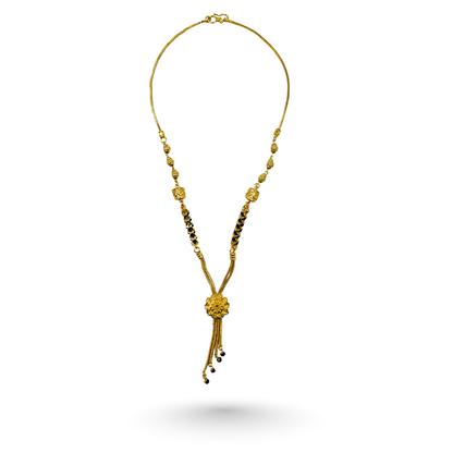 Kanaka Pushpa 18 KT Thick Gold Plated Mangalsutra