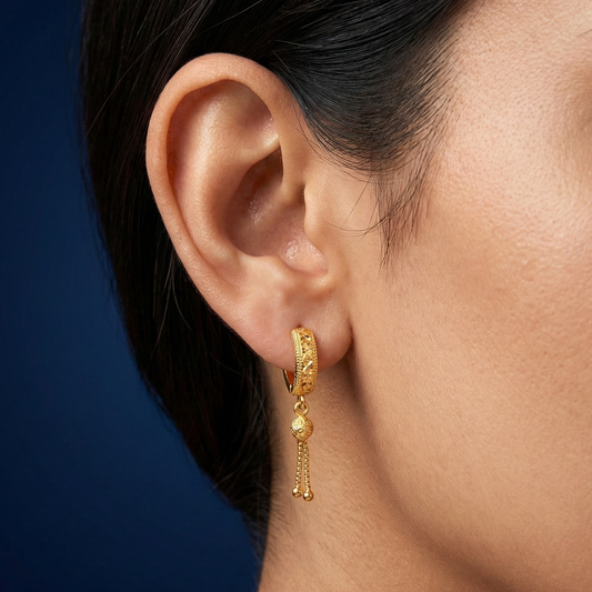 Bloom 18K Gold Plated Hoops