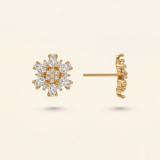 Grand Celestial Gold Plated Studs