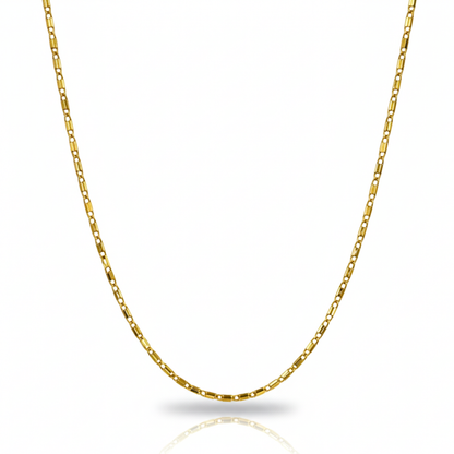 Anchor Gleam Gold-Plated Link Chain
