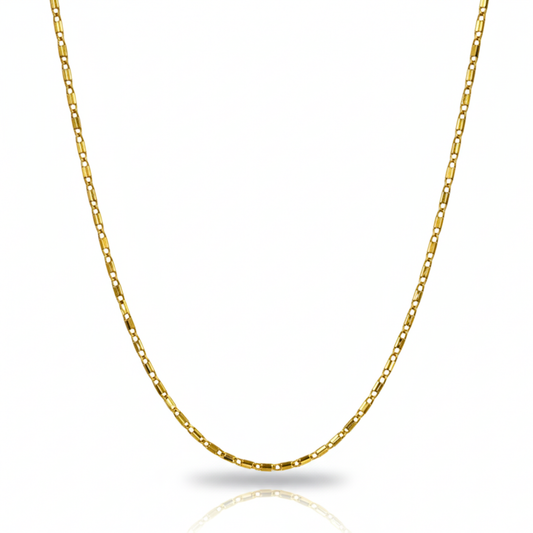 Anchor Gleam Gold-Plated Link Chain
