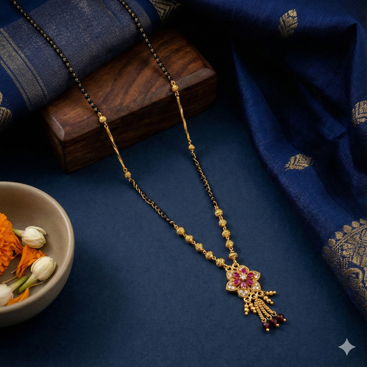 Radiant Gold Plated Mangalsutra